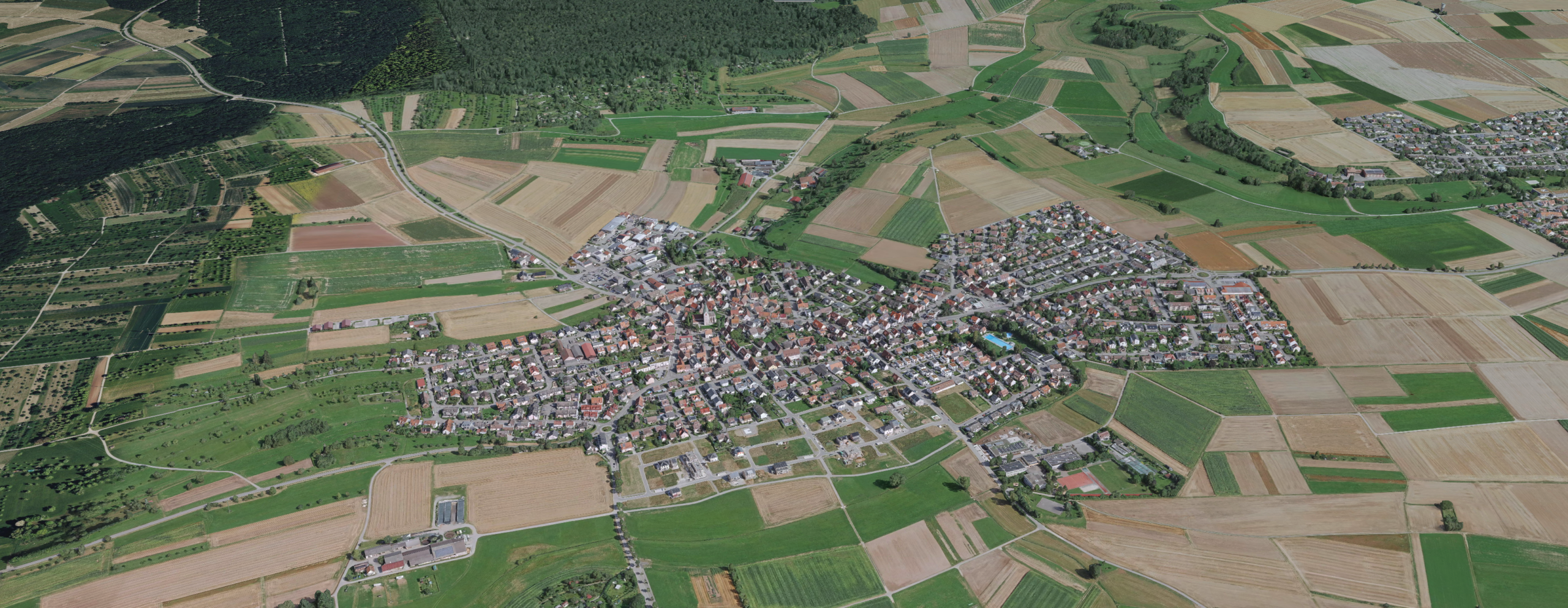 Luftaufnahme von Hildrizhausen